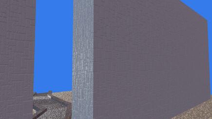 The same scene with a depth texture